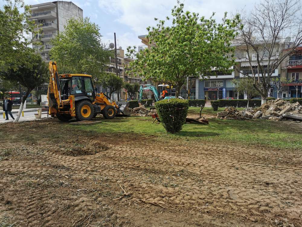 Αναβάθμιση πρασίνου σε γειτονιές του Δήμου Αμπελοκήπων-Μενεμένης στη Θεσσαλονίκη Ξεκίνησαν οι εργασίες