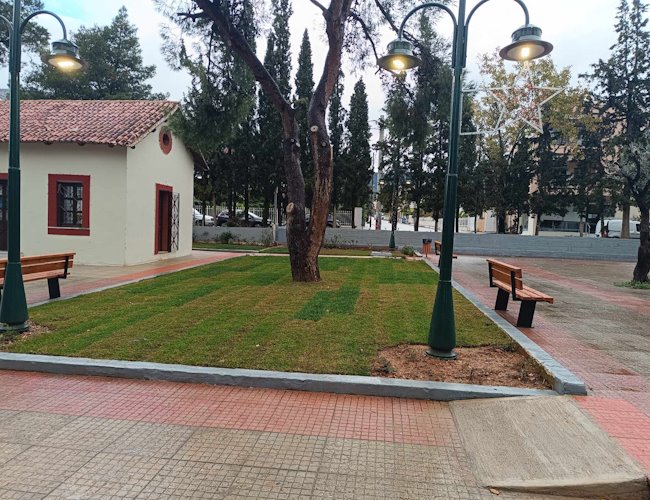 Ανάπλαση στην πλατεία Αττικής στον Δήμο Παιανίας