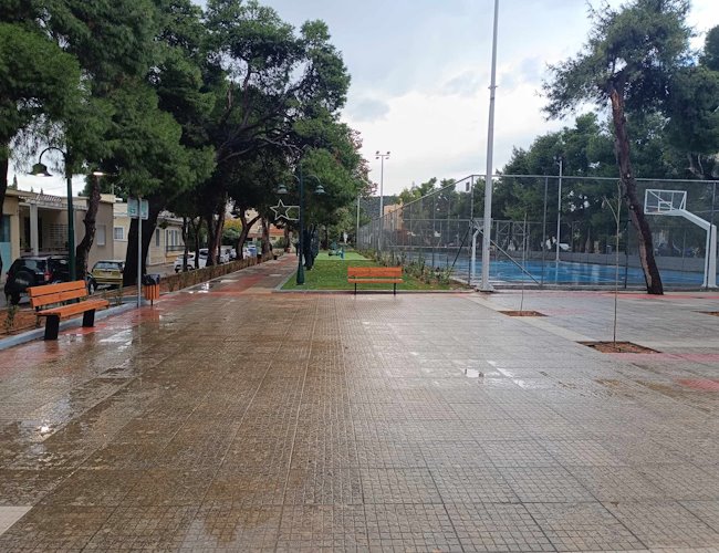 Ανάπλαση στην πλατεία Αττικής στον Δήμο Παιανίας