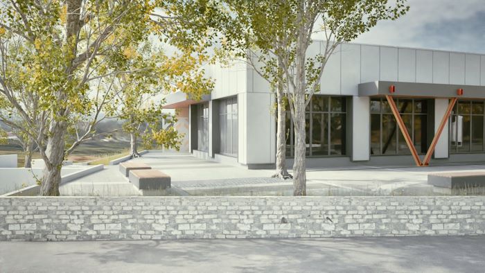 Εικόνες απο την Μελέτη ανακατασκευής του Δημοτικού Κτιρίου Τυρνάβου