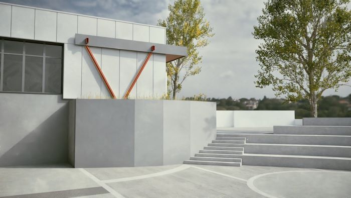 Εικόνες απο την Μελέτη ανακατασκευής του Δημοτικού Κτιρίου Τυρνάβου