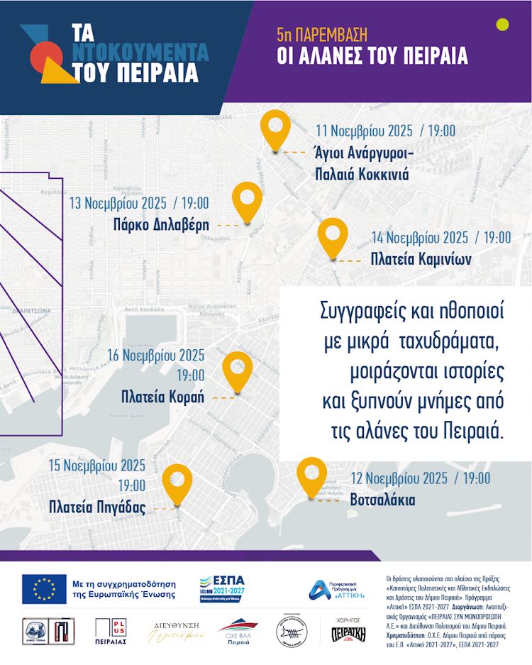 Τα Ντοκουμέντα του Πειραιά: Ένα φεστιβάλ που φέρνει πίσω τη μνήμη των αλανών