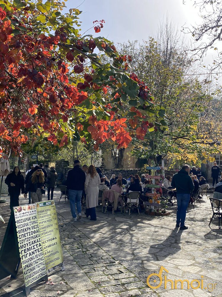 Οι επισκέπτες έχουν την δυνατότητα να επιλέξουν που θα απολαύσουν το γεύμα και τον καφέ τους - Αφιέρωμα στα Ιωάννινα από το ΔΗΜΟΙ GR