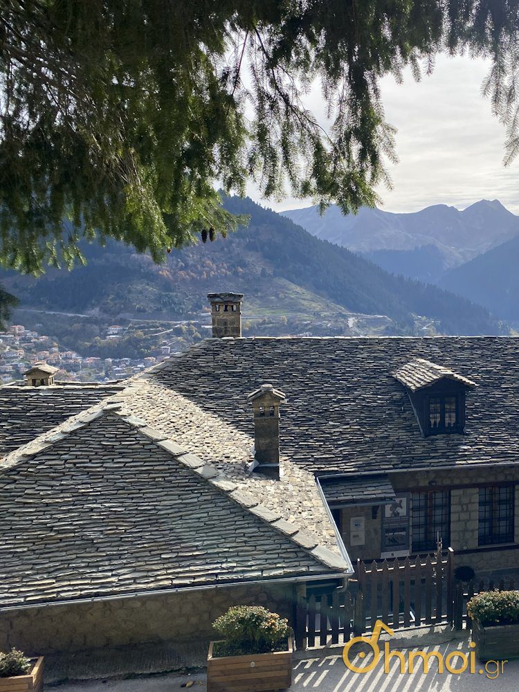 Οι χαρακτηριστικές πέτρινες σκεπές από την Πινακοθήκη Αβέρωφ στο Μέτσοβο - Αφιέρωμα στα Ιωάννινα από το ΔΗΜΟΙ GR