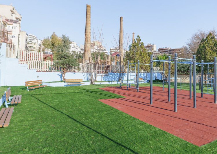 νέος υπαίθριος χώρος άθλησης στον Πειραιά