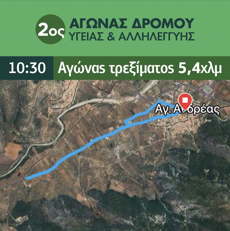 Εκδήλωση για την Παγκόσμια Ημέρα Υγείας στον Δήμο Βόρειας Κυνουρίας  MAP 5,4 km